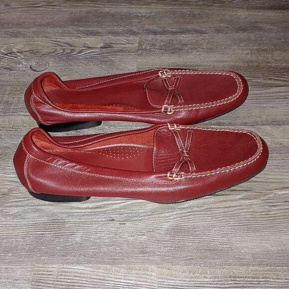 Karen Scott dark red Wendy flats Sz 7.5 - Picture 4 of 6